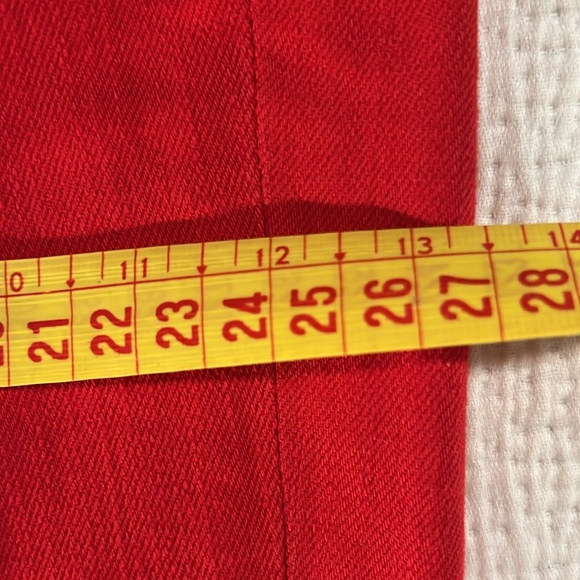 J. Crew Red Matchstick Jeans, Size 29, Low Waisted - Picture 9 of 10